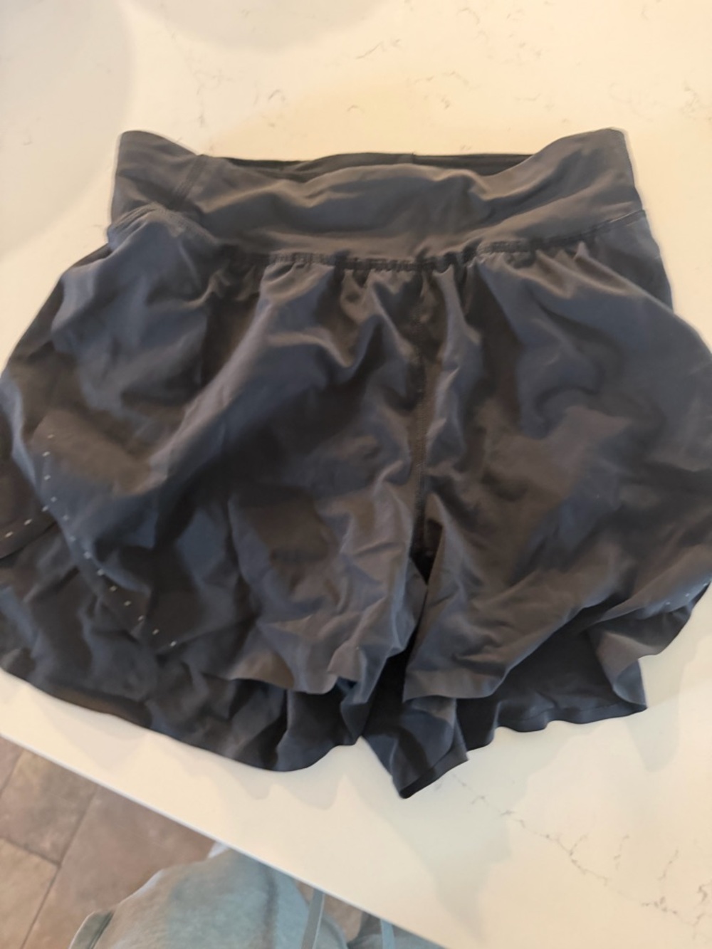 lululemon  Black Women's Athletic Shorts FAST AND FREE high rise shorts 3”